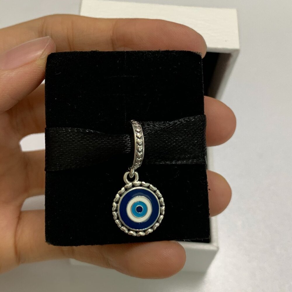 Pandora Evil Eye Silver Dangle Charm